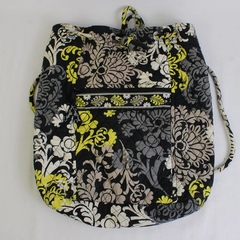 Vera Bradley Baroque Backsack Drawstring Backpack FLAWED