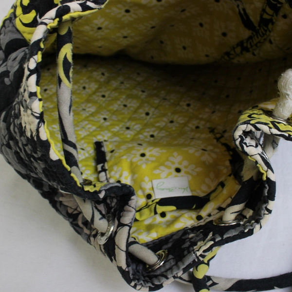 Vera Bradley Baroque Backsack Drawstring Backpack FLAWED