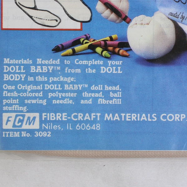 FCM The Original Doll Baby Pre-Sewn Doll Body Kit By Martha Nelson Thomas