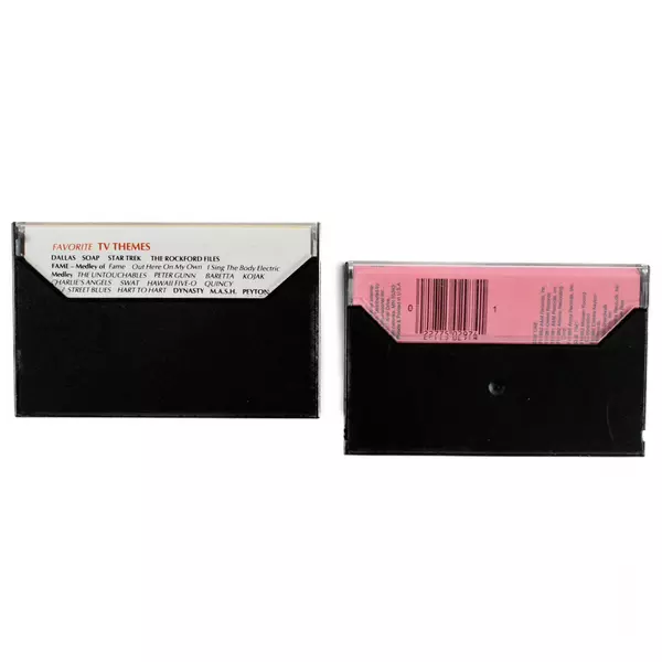 Lot of 2 Vintage Audio Cassette Tapes Heartbeat of the 80's & TV Themes