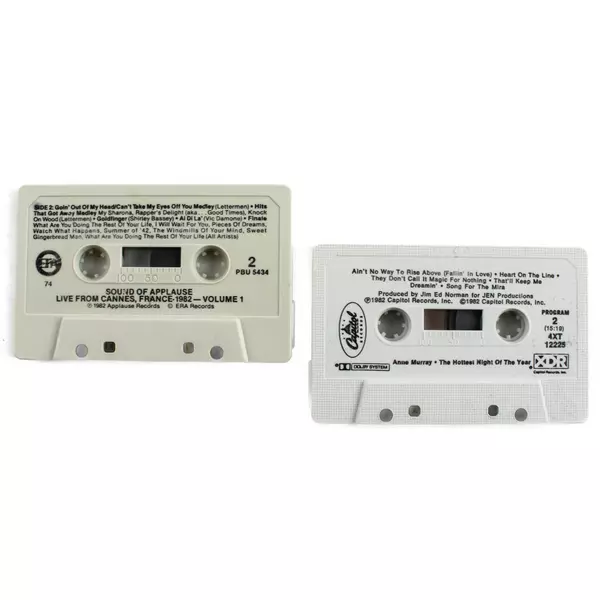 Lot of 2 Anne Murray Cassette Tapes Hottest Night of the Year Sound of Applause