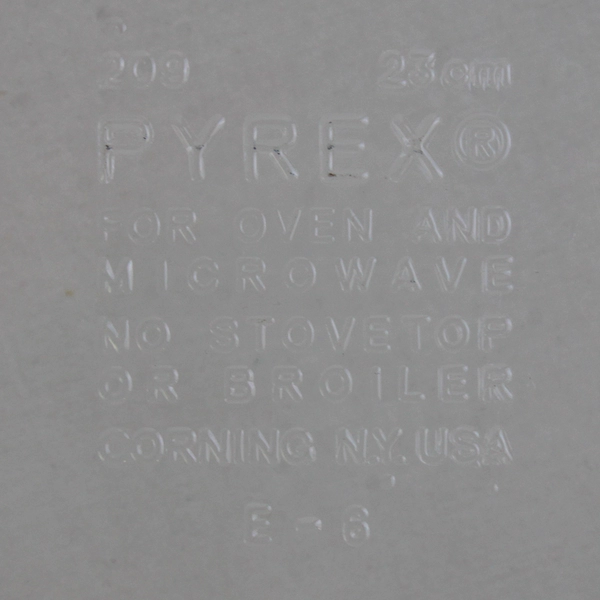 Lot Of 2 Pyrex By Corning Pie Clear Glass Plates/Pans Baking Dishes 209 9"/22 Cm