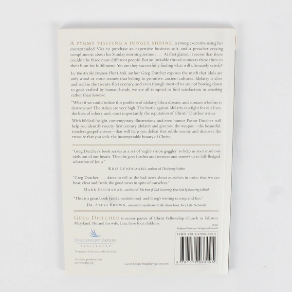 You Are the Treasure That I Seek Greg Dutcher 2011 PB Identifying Idol Worship