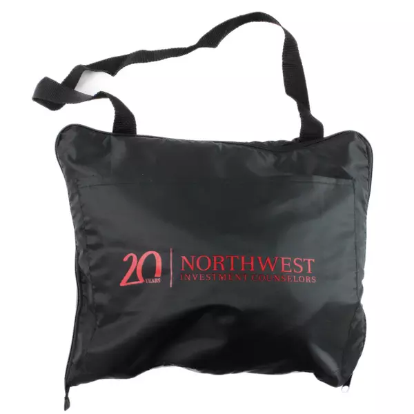 Northwest Investment Counselors Travel Blanket Zip-Up Compact 50x45