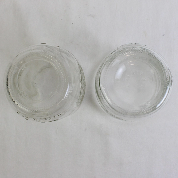 Lot Of 2 16 Oz Ball Wide Mouth Jar & Standard Mouth Clear Glass Canning Jar