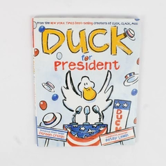 Duck for President by Doreen Cronin 2004 Hardcover Dust Jacket Good Condition