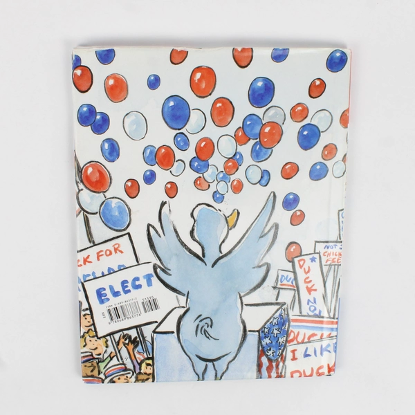 Duck for President by Doreen Cronin 2004 Hardcover Dust Jacket Good Condition