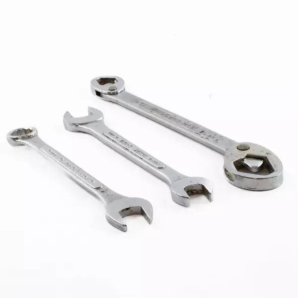 Lot of 7 Wrenches + Multi-Wrench Various Sizes