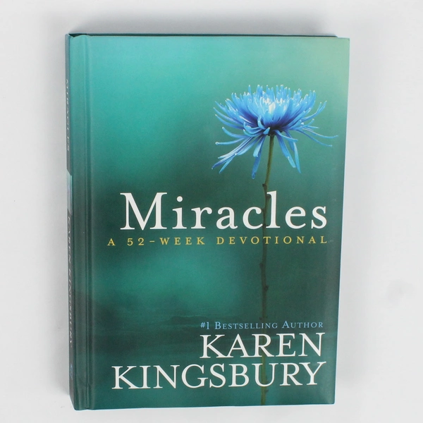 Miracles A 52-Week Devotional by Karen Kingsbury 2009 Hardcover Good Condition