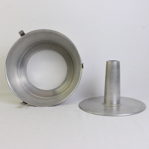 Vintage Comet Angel Food Cake 2 Pc. Aluminum Pan 10" x 4-1/4"