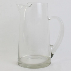 8-3/4" Clear Glass Juice Pitcher Kitchen Glassware
