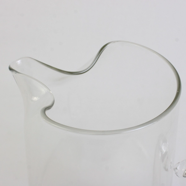 8-3/4" Clear Glass Juice Pitcher Kitchen Glassware