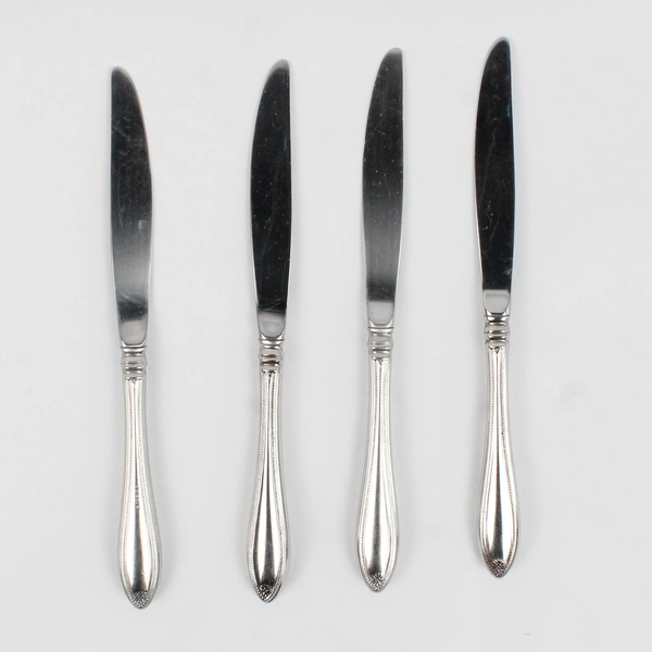 Lot Of 4 Oneida Silver Sheraton (Stainless) Flatware Dinner Knives 9.5" Long