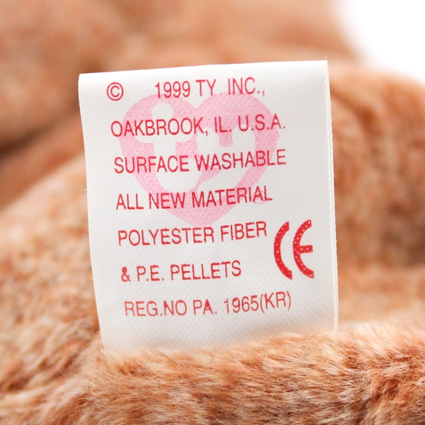 TY Beanie Baby Pecan 1999 Brown Bear W/ Tag Plush Toy