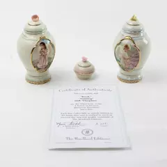 Bradford A Touch of Heaven Porcelain Spice Jar Set of 2: Basil And Oregano