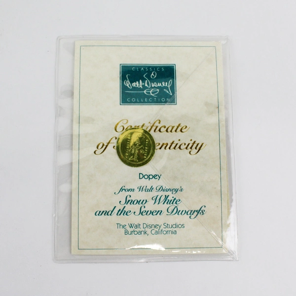 Walt Disney Classics Collection Snow White Dopey Figurine with Box & COA 