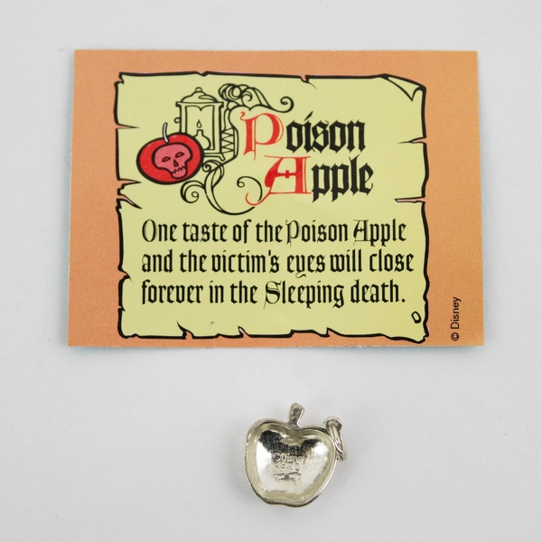 WDCC Snow White & Seven Dwarfs Sterling Silver Poison Apple Charm