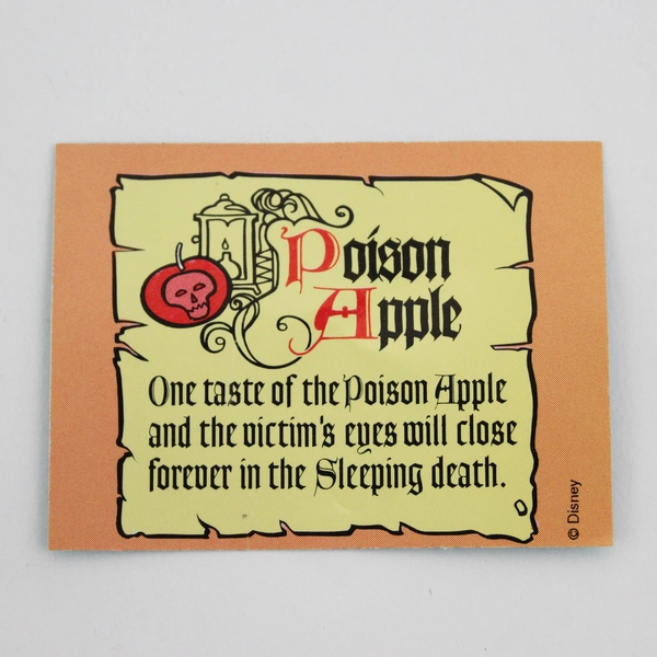 WDCC Snow White & Seven Dwarfs Sterling Silver Poison Apple Charm