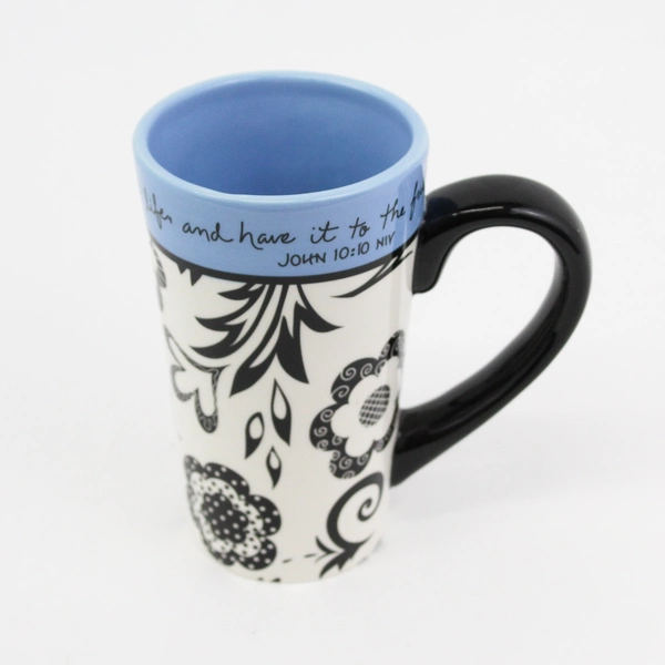 DaySpring Cards Inspirational Religious John 10:10 NIV Ceramic Coffee Mug 6"
