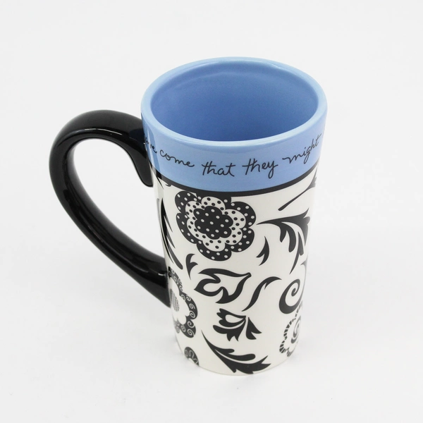 DaySpring Cards Inspirational Religious John 10:10 NIV Ceramic Coffee Mug 6"