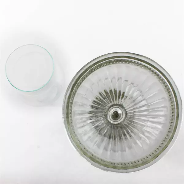 Antique Clear Glass Kerosene Hurricane Lamp 18" Tall Needs New Wick