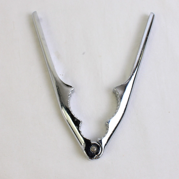 Lot Of 2 Unbranded Metal Nut Cracker (1 Made In Italy) 6.25" & 5.75" Long