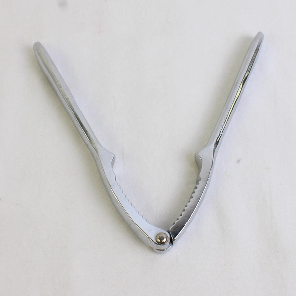 Lot Of 2 Unbranded Metal Nut Cracker (1 Made In Italy) 6.25" & 5.75" Long