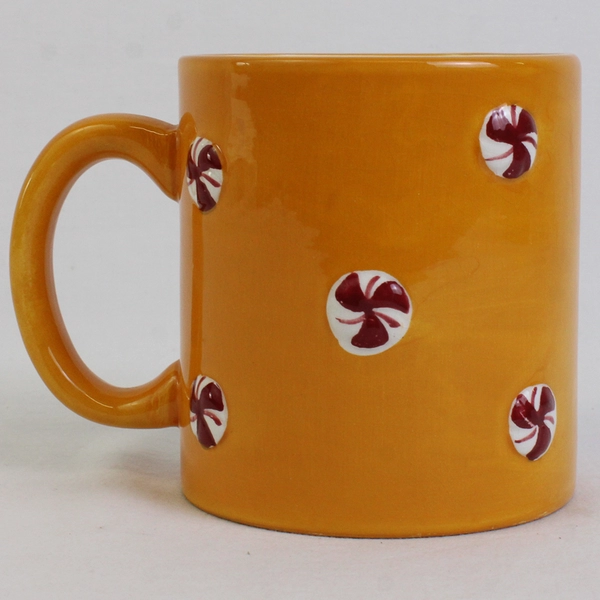 Le Gourmet Chef Gingerbread W/ Christmas Tree Ceramic Mug W/ Handle 4" Tall