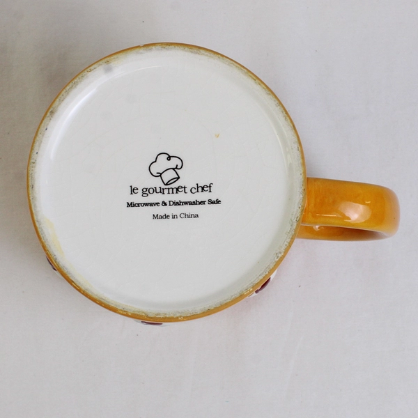 Le Gourmet Chef Gingerbread W/ Christmas Tree Ceramic Mug W/ Handle 4" Tall