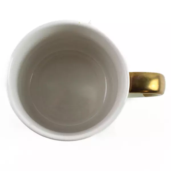 Hearth & Hand Magnolia 'Morning Beautiful' Coffee Mug Cream Gold Stars