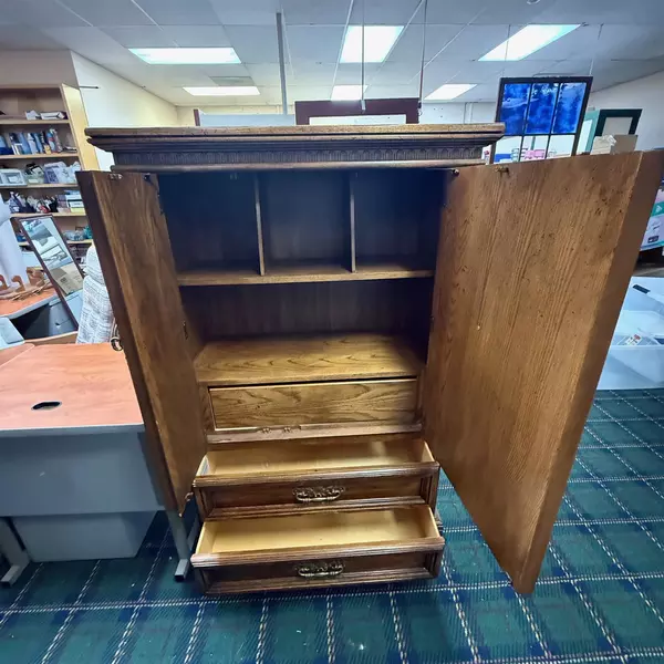 Burlington House Furniture Wood Cabinet Dresser