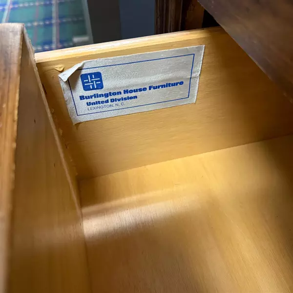 Burlington House Furniture Wood Cabinet Dresser