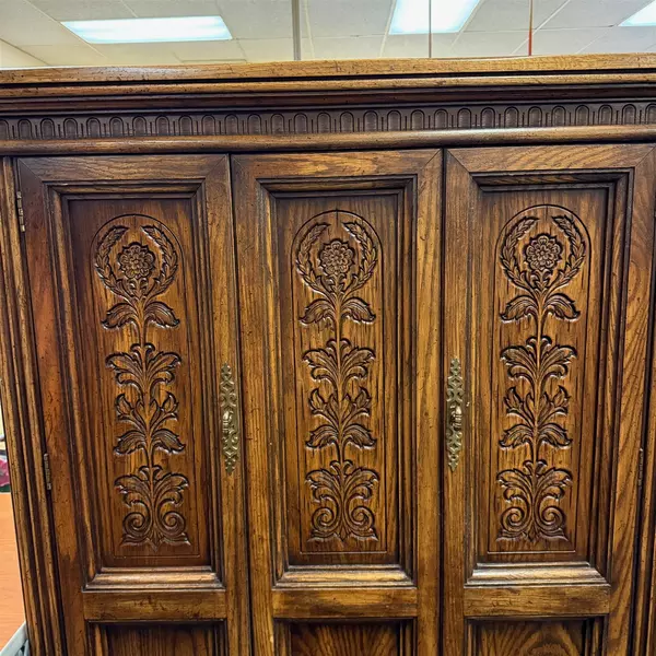 Burlington House Furniture Wood Cabinet Dresser