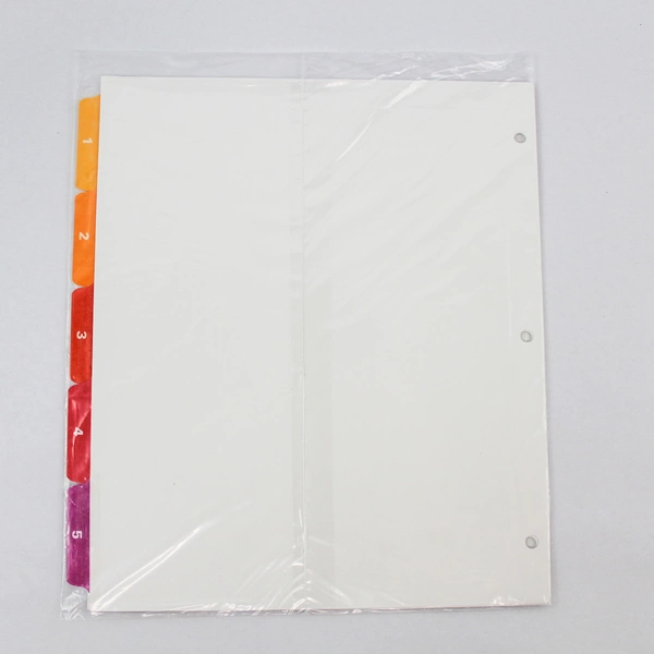 Avery Dividers Extra Wide Table Of Contents Reference 11163 RIEW5 5 Tabs New