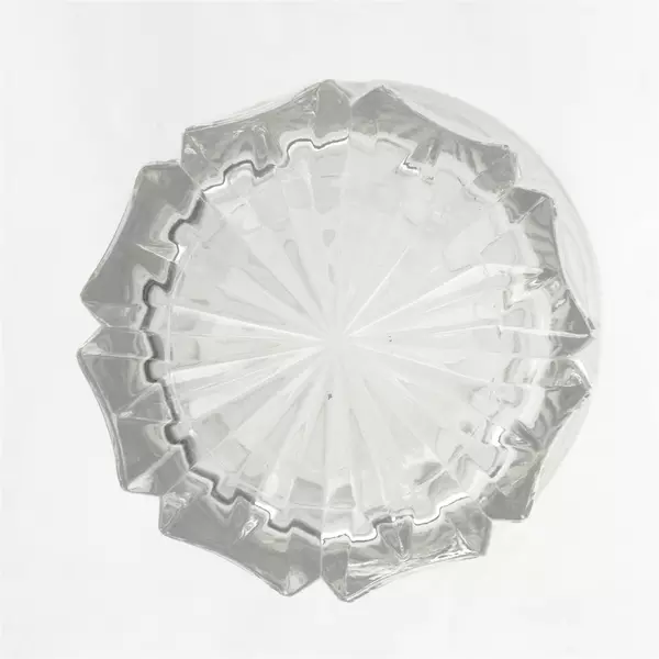 Vintage Princess House Heritage Crystal 6" Ice Bucket Floral Etched Design