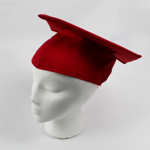 Jostens Red Graduation Cap and Gown Size 5'4" to 5'6"