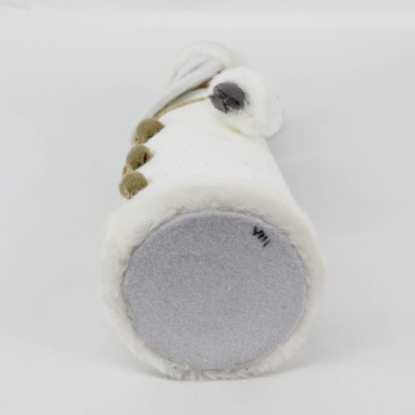 White Knitted Old World Santa Figurine