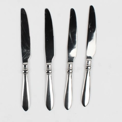 Lot Of 4 Oneida Silver Manchester (Stainless) Flatware Dinner Knives 9.75" Long