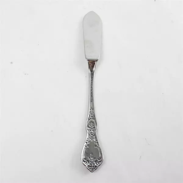 Lot of 2 Oneida St. Ives Stainless Serving Fork & Flat-Handle Butter Knife