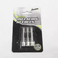 Franklin Metal Inflation Needles High Air Flow Design 3 Pack