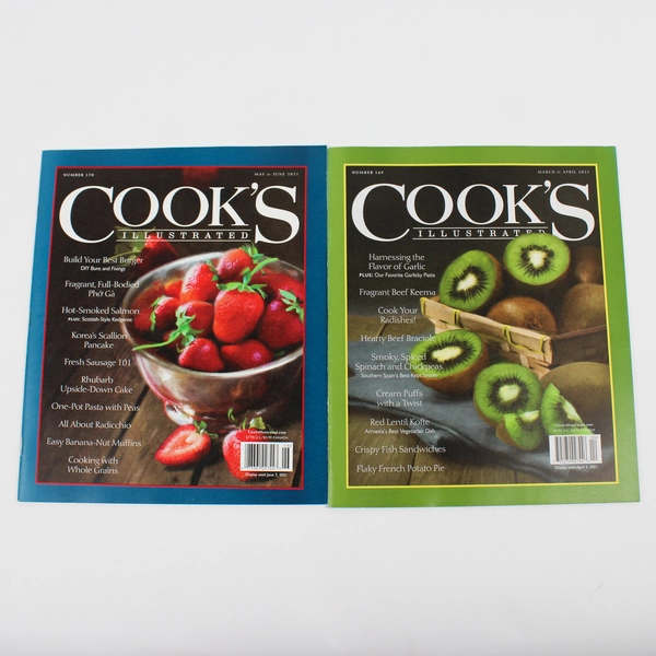 Lot of 5 Cook's Illustrated Magazines March/April 2021 to November/December 2021