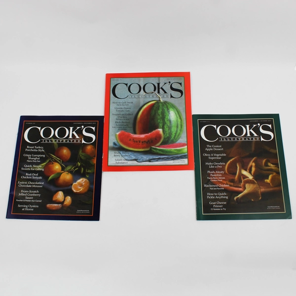 Lot of 5 Cook's Illustrated Magazines March/April 2021 to November/December 2021