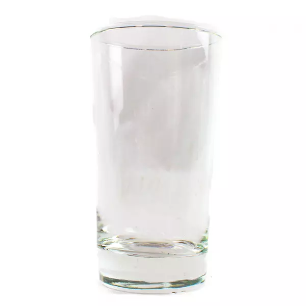 Set of 6 Glass Tumblers 5" High Used Barware Drinking Glasses