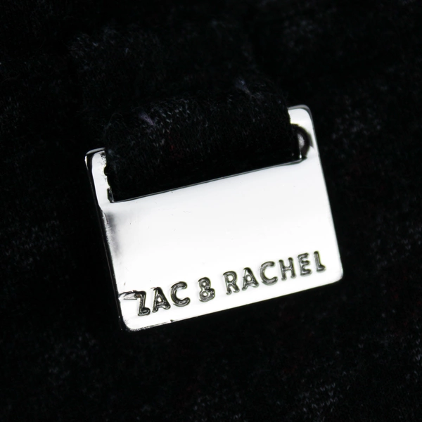 Zac&Rachel Women's XL Black Plaid Pull On Stretch Work Trouser