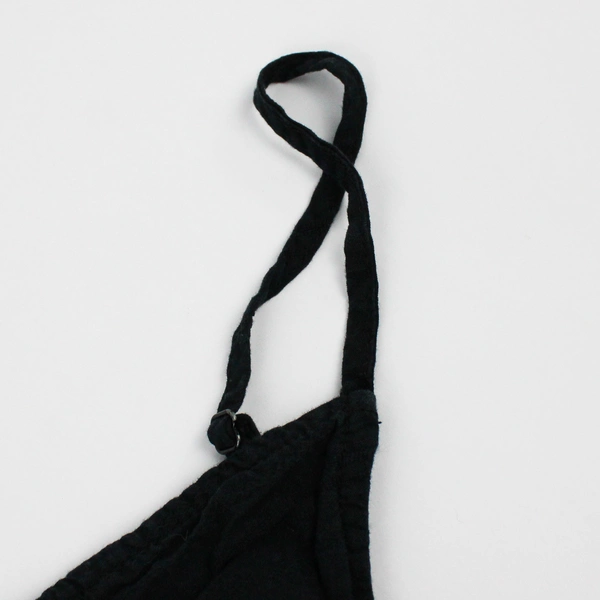 Wild Fable Black Spaghetti Strap Tiered Cotton Tank Top Women's Small