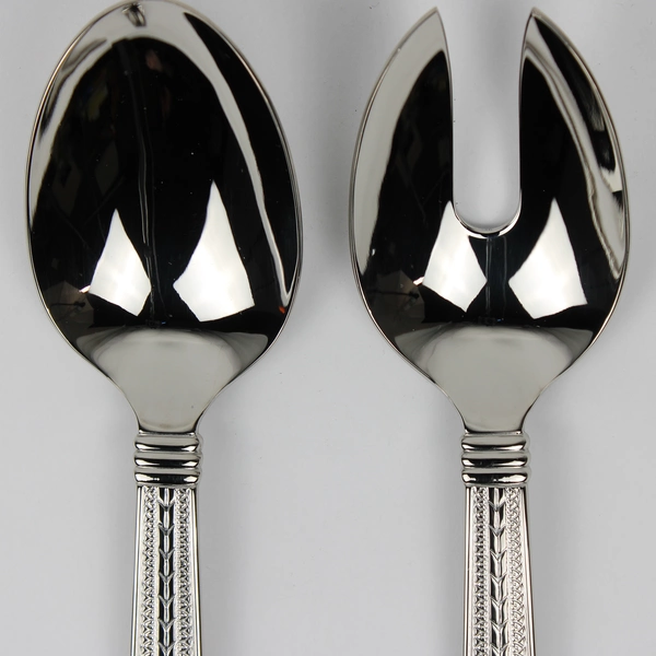 Palatial by Mikasa Salad Set 18/8 Stainless Steel Glossy