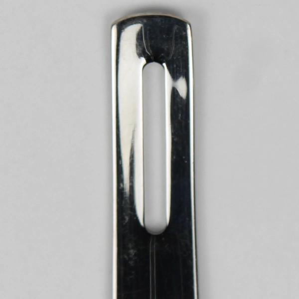 Lot of 6 Rave by Mikasa Soup Spoons (Tablespoons) Stainless Steel Pierced Handle