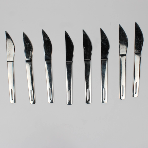 Lot of 8 Rave by Mikasa Stainless Steel Dinner Knives