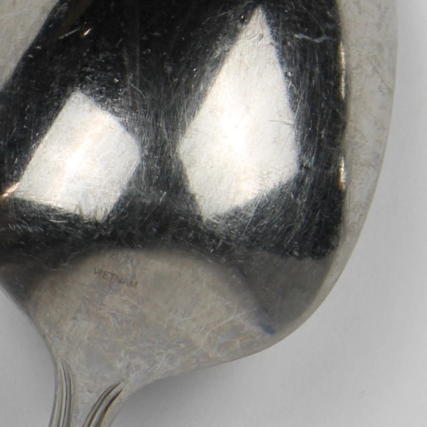 Lot of 5 Tatum Frost by Mikasa 18/10 Stainless Flatware Soup Spoon