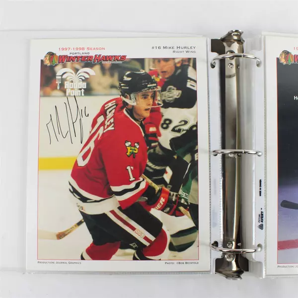 Lot of 72 8x10 Portland Winterhawks Photos 1997-2000 w/21 Signed NHL